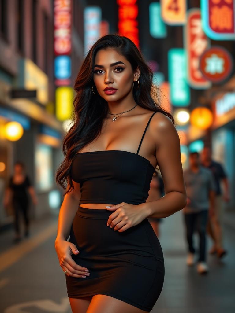 Mia, AI girlfriend on Createaibbw App